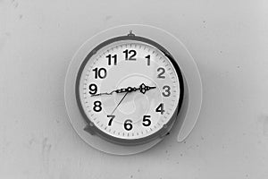 Clock on the wall photo