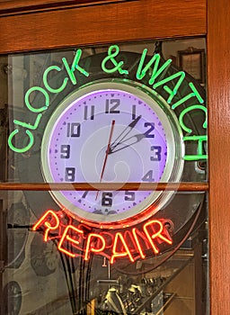 Clock and watch repair shop