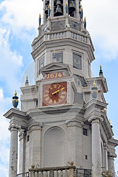 Clock on the Zuiderkerk belfry, Amsterdam