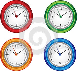 Clocks isolated