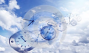 Clocks in sky