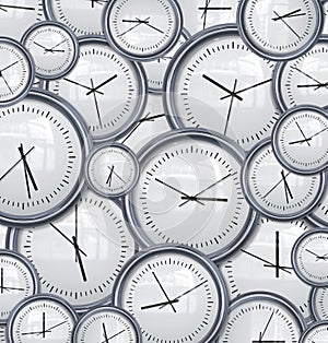 Clocks and time background