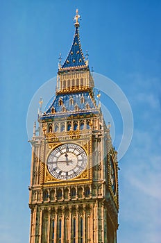The clocktower of Big Ben, London, England, United Kingdom