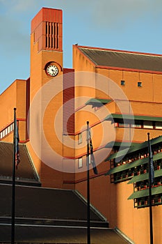 Clocktower of British Library, London, England, UK