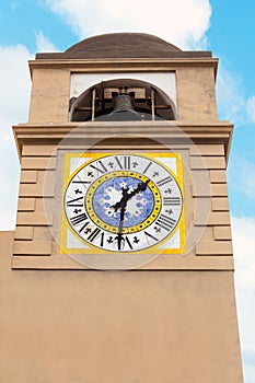 Clocktower in Capri.