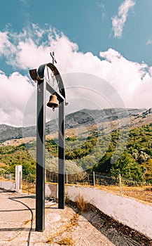 Clocktower of chapelat the Southcoast fo Crete