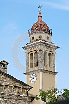Clocktower church.