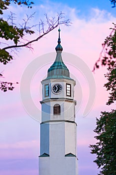 Clocktower in Kalemegdan fortress Beograd - Serbia