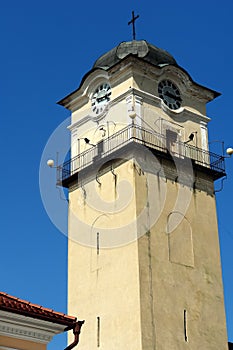 Clocktower in Poprad town.