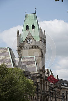 Clocktower on top of a building