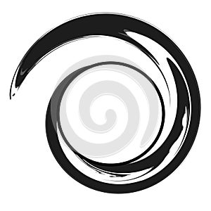 Clockwise Swirl Spiral Circle