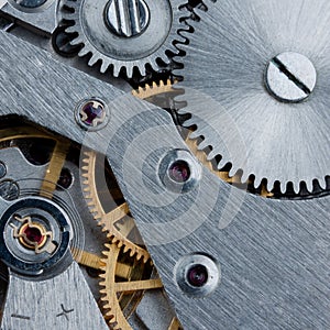 Clockwork close-up
