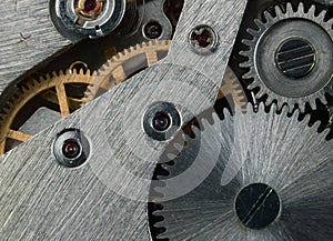 Clockwork close-up