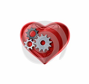 Clockwork Gears Heart