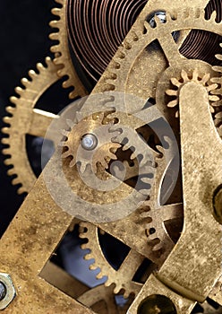 Clockwork mechanism photo