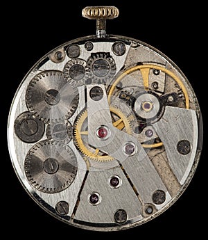 Clockwork old mechanical watch