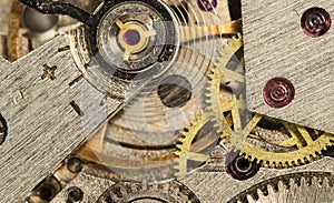 Clockwork old mechanical watch