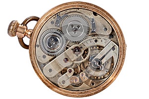 Clockwork old pocket watch