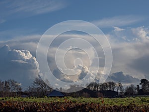 Clods in Afternoon Sky over Sussex