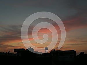 Clods and sky landscape photography