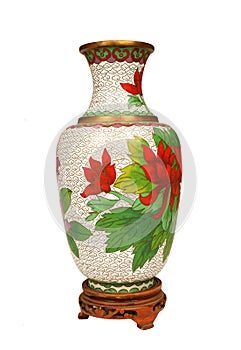Cloisonne vase
