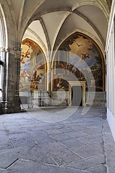 Cloister of Cathedral of Toledo photo