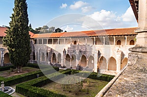 The Cloister of catholic monastery of Batalha, Portugal