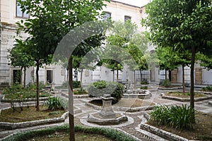 A cloister in the Certosa di Padula, Italy