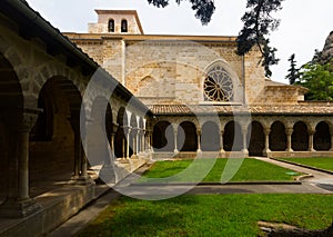 Cloister of Church of San Pedro de la Rua at Estella