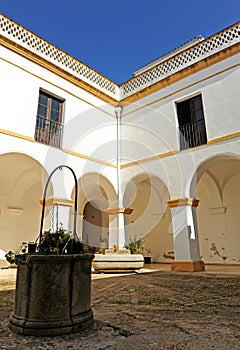 Cloister of the Convent of San Agustin in Jerez de los Caballeros, Spain