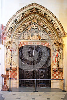 Cloister door of Burgos cathedral