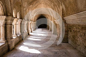 Cloister at Fontenay Abbey