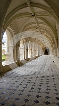 Cloister at Fontevrault Abbey