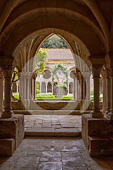 Cloister of Fontfroide Abbey, France