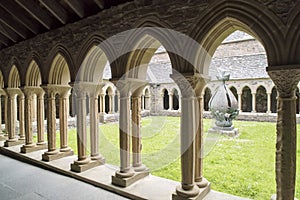 Cloister Iona Abbey photo