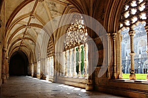 Cloister of the monastery of Batalha photo