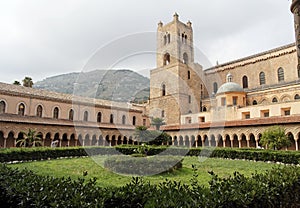 Cloister of Monreale Cathedral photo