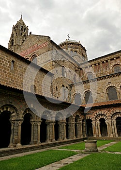 Cloister of Notre-Dame du Puy-en-Velay cathedral