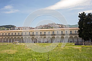 Cloister of Padula Charterhouse, the biggest in the world.