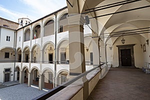 Cloister of San Domenico church in San Miniato, Florence