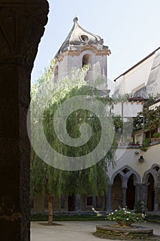 Cloister of san francesco in sorrento quiet monastery of the fourteenth century