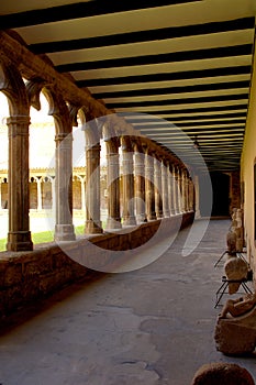 Cloister, San Francisco de Asis Convent, SangÃÂ¼esa, Navarra, Spa photo