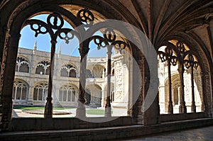 Cloistered courtyard