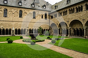 Cloistered courtyard