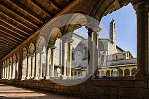 Cloisters at the Collegiale church of Saint Emilion, France