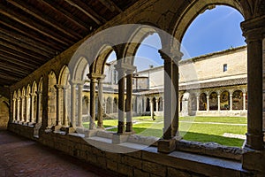 Cloisters at the Collegiale church of Saint Emilion, France