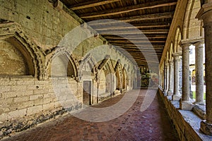 Cloisters at the Collegiale church of Saint Emilion, France