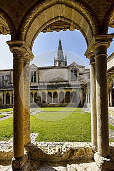 Cloisters at the Collegiale church of Saint Emilion, France