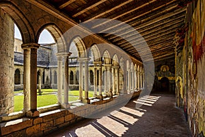 Cloisters at the Collegiale church of Saint Emilion, France