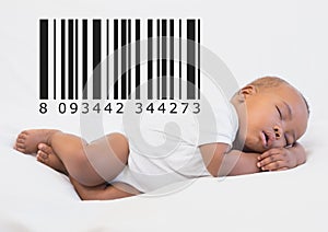 Clone baby with barcode